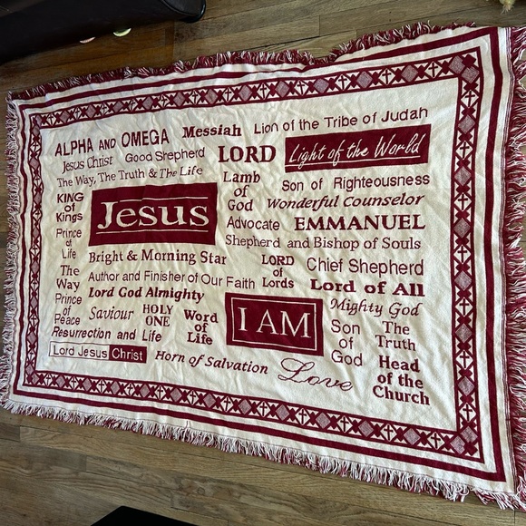 - Tapestry religious devotion blanket - Picture 2 of 2